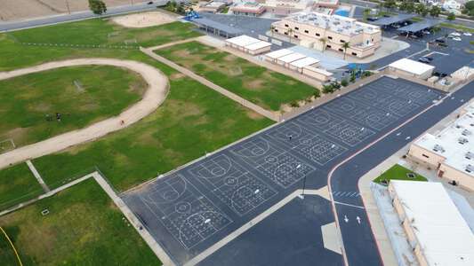 March Middle School Outdoor Basketball Courts in Moreno Valley 2