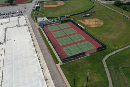 Aldine High School Tennis Courts in Houston