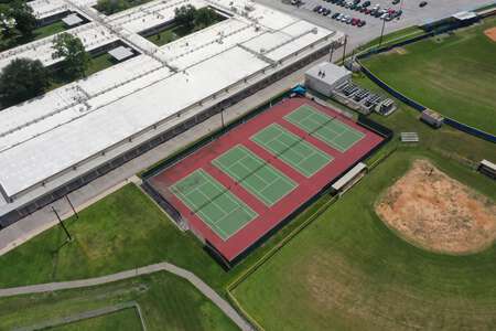 Aldine High School Tennis Courts in Houston