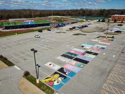 Francis Howell High School Parking Lot - Football in St. Charles 2