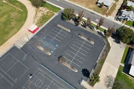 Elsinore Middle School Parking Lot - Staff in Lake Elsinore