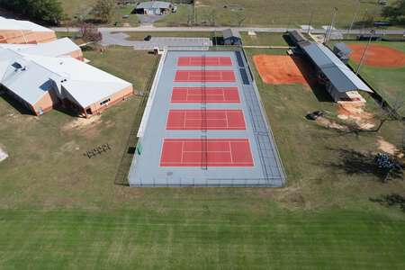 Tate High School Tennis Courts in Cantonment 2
