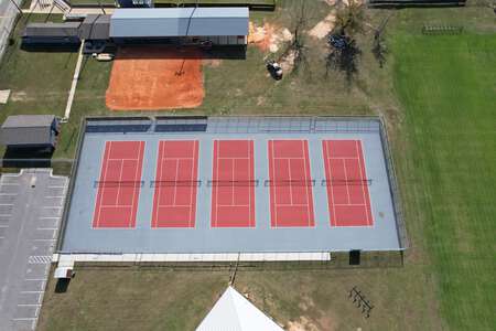 Tate High School Tennis Courts in Cantonment 4