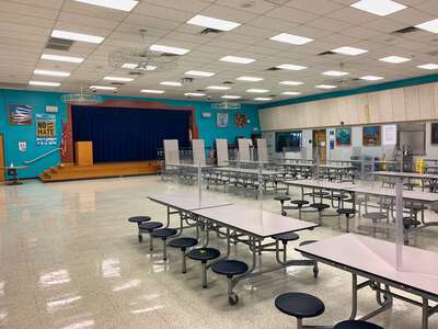 Davis Elementary School Cafeteria w/ Stage in Austin
