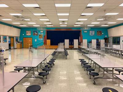 Davis Elementary School Cafeteria w/ Stage in Austin