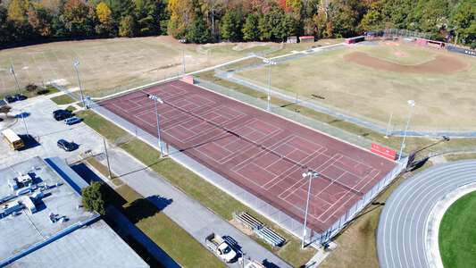 Bayside High School Tennis Courts in Virginia Beach