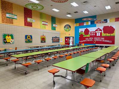 James Bowie Elementary School Cafeteria in Dallas