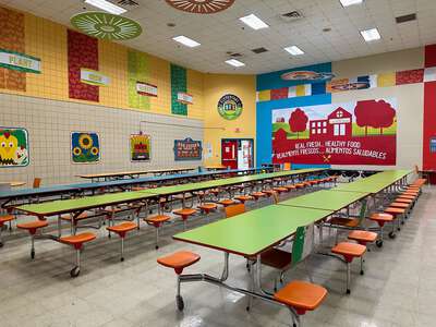 James Bowie Elementary School Cafeteria in Dallas