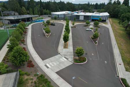 William Walker Elementary School Parking Lot - Front in Beaverton