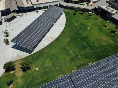 Denton Elementary School Courtyard in Visalia