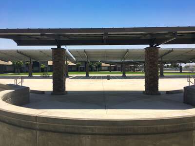 Denton Elementary School Courtyard in Visalia
