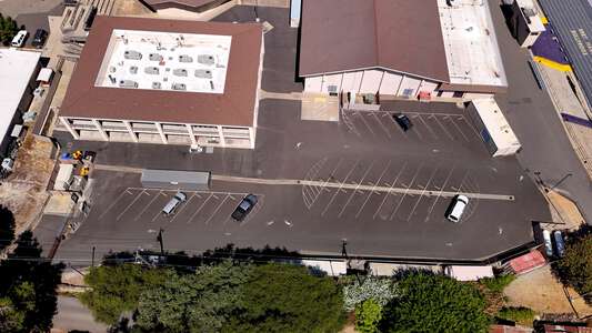 Bret Harte Union High School Parking Lot - Lee Lane in Angels Camp 2