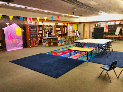 Crestworth Elementary School Library in Baton Rouge