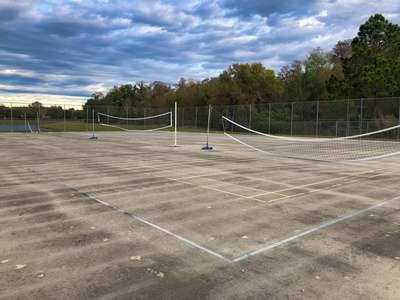 Odyssey Middle School Outdoor Volleyball Courts in Orlando