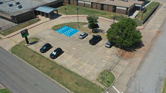 Del City Elementary School Parking Lot - Front in Del City 2