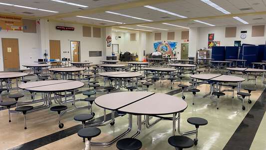 JP Case Middle School Cafeteria in Flemington