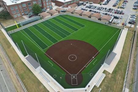 Sunset High School Synthetic Softball Field in Dallas 2