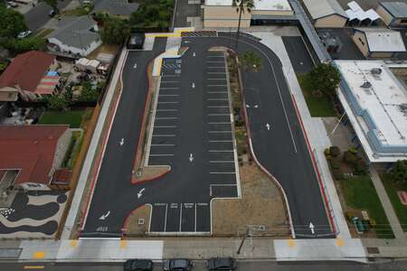 Birch Grove Primary Parking Lot in Newark