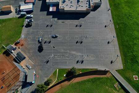Cosumnes Oaks High School Outdoor Basketball Courts in Elk Grove
