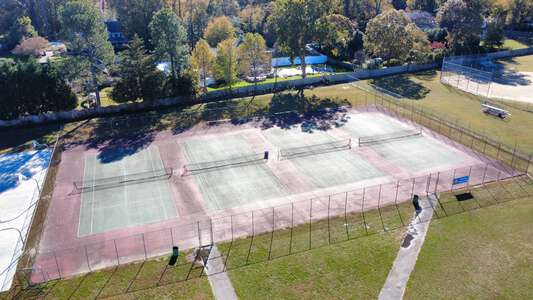 Independence Middle School Tennis Courts in Virginia Beach