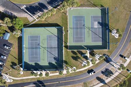 Lexington Middle School Tennis Courts in Fort Myers