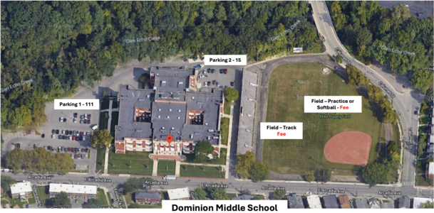 Dominion Middle School Blacktop / Basketball Courts in Columbus 2