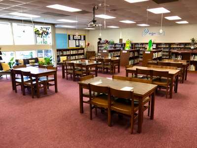Conder Elementary Arts Integrated Magnet School Library in Columbia
