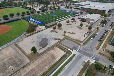 W H Adamson High School Parking Lot - Football Stadium in Dallas