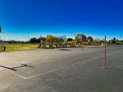 Manuel A. Salinas Creative Arts Outdoor Basketball Courts in San Bernardino
