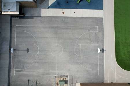 Genevieve Melody Elementary School Outdoor Basketball Courts in Chicago 2