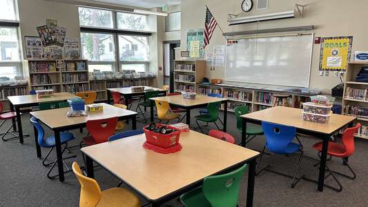 Lincoln Heights Elementary School Library in Spokane