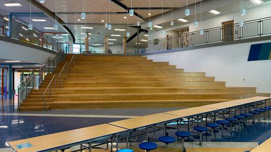 Princess Anne Middle School Dining Deck in Virginia Beach