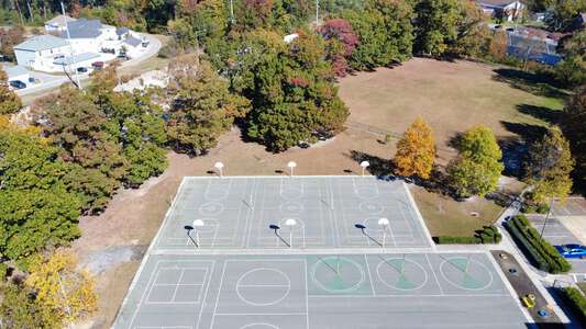 Hermitage Elementary School Outdoor Basketball Courts in Virginia Beach