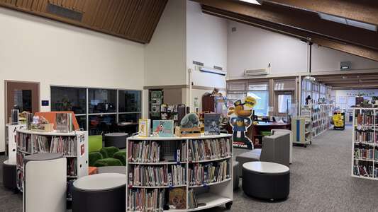 Greentree Elementary School Library in Irvine