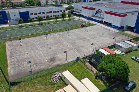 North Miami Beach Senior High School Outdoor Basketball Courts in Miami