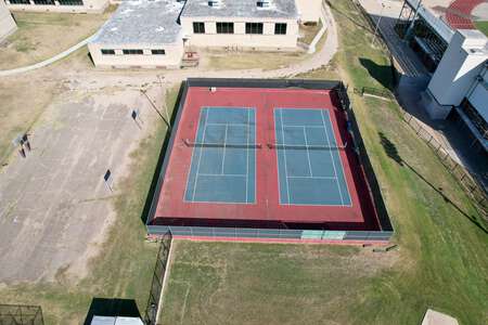 Justin F Kimball High School Tennis Courts in Dallas