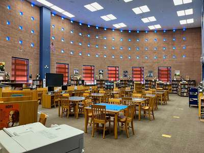 Thomas S. Hart Middle School Library in Pleasanton