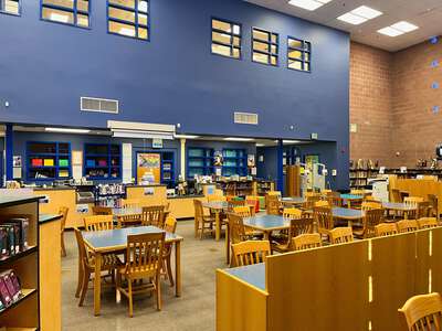 Thomas S. Hart Middle School Library in Pleasanton