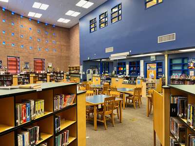 Thomas S. Hart Middle School Library in Pleasanton