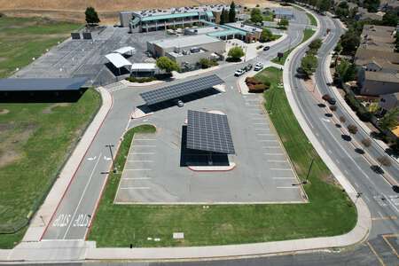 Carmen Dragon Elementary School Parking Lot - Covered in Antioch 2