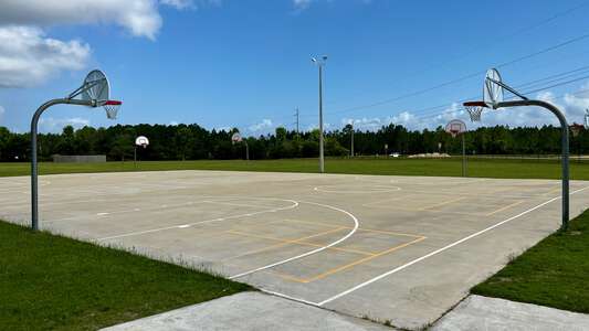 Dune Lakes Elementary School Outdoor Basketball Courts in Santa Rosa Beach