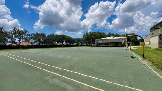 Trinity Elementary School Outdoor Basketball Courts in New Port Richey