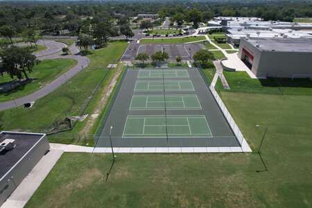 Hudson High School Tennis Courts in Hudson