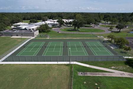 Hudson High School Tennis Courts in Hudson