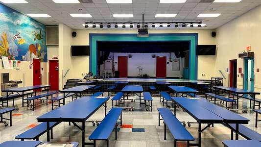 Miami Beach South Pointe Elementary School Cafeteria in Miami Beach