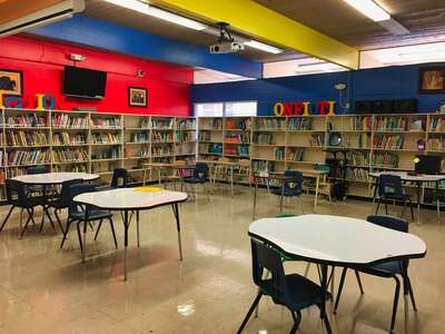 Hobby Elementary Library in Houston