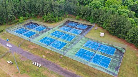 Hillside High School Tennis Courts in Durham