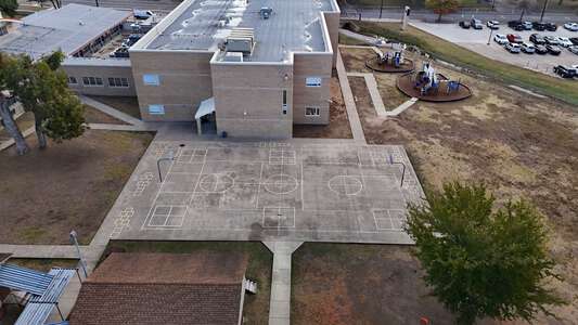 Ascher Silberstein Elementary School Outdoor Basketball Courts in Dallas