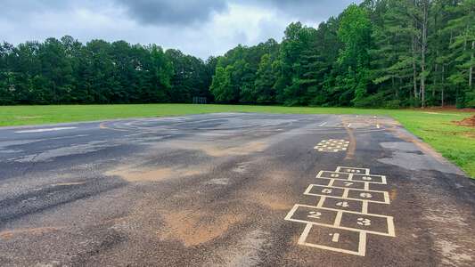 Kemp Elementary School Outdoor Basketball Courts in Hampton