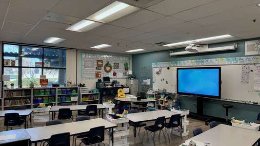 Manlio Silva Elementary School Classroom Standard in Stockton